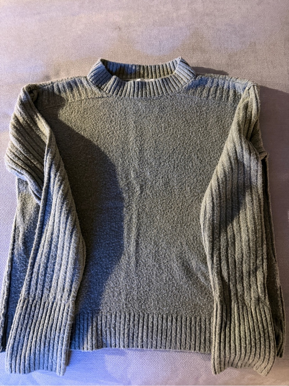 Active USA Olive Green Crewneck Sweater